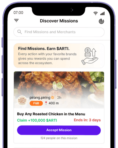 ArtKit SocialFi Mission Menu